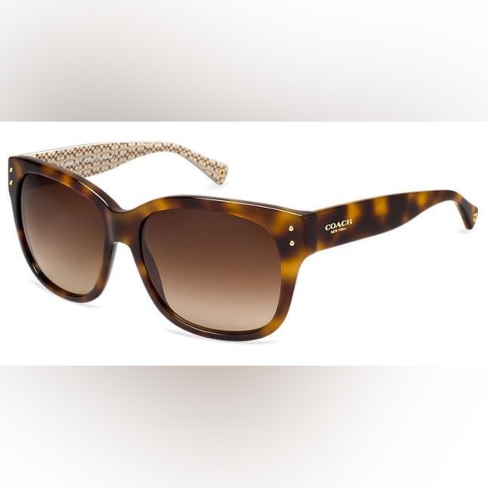 Coach tortoise shell sunglasses